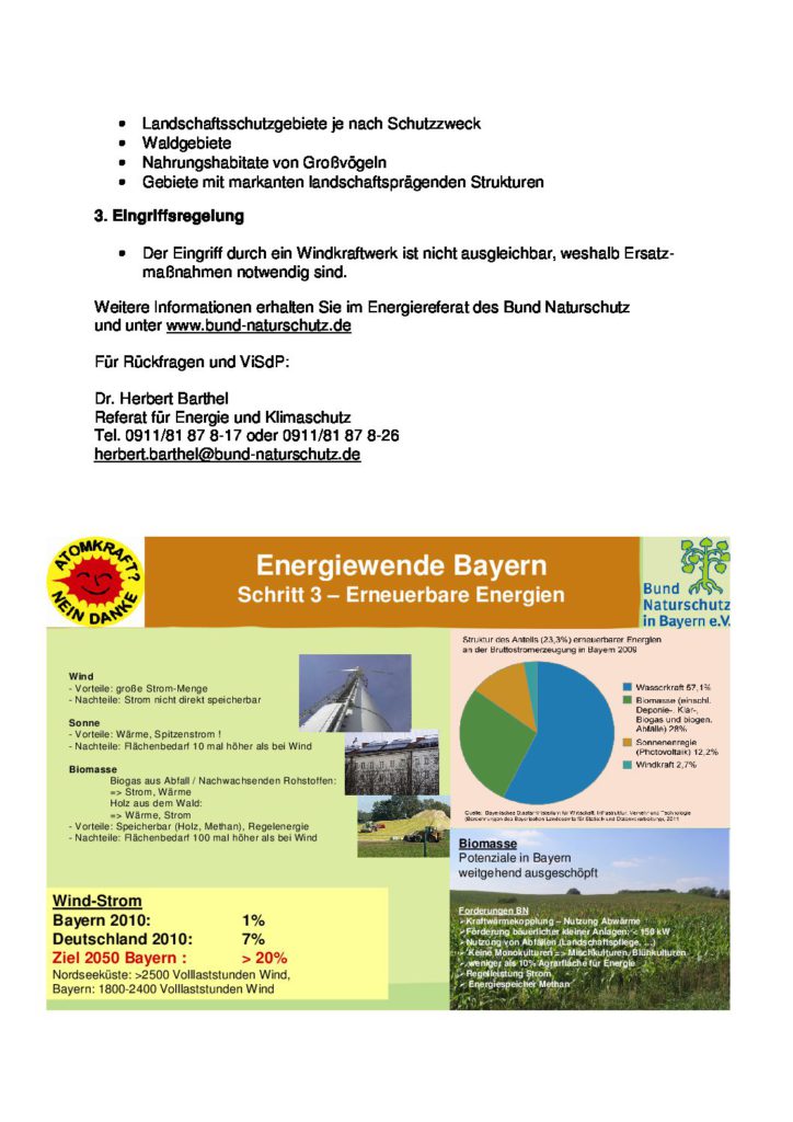 Argumente Pro Windkraft In Bayern